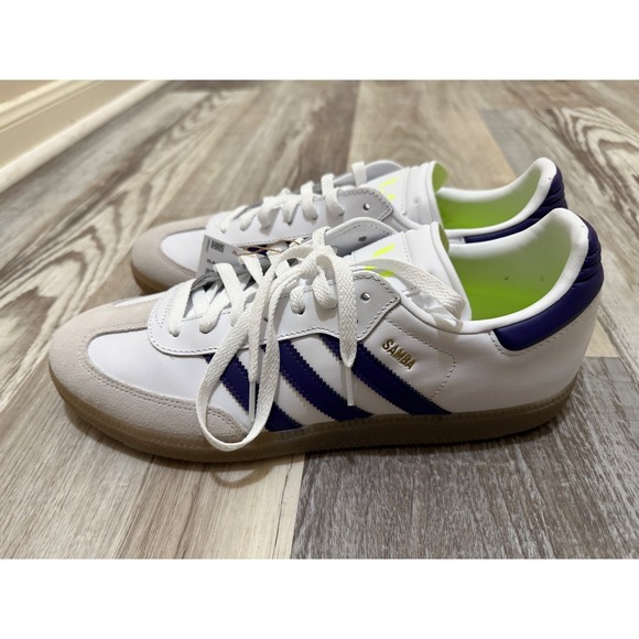 adidas Other - Adidas Samba Messi White Purple Men Sneakers IH8161‎ Size 11.5 NEW